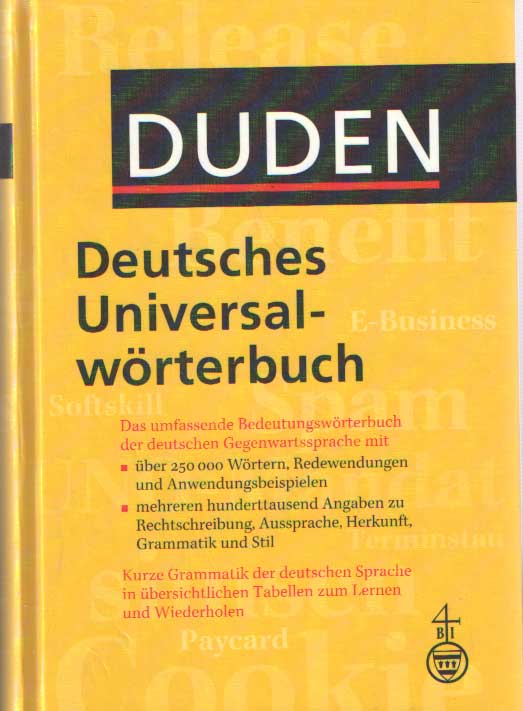  - Duden Deutsches Universalworterbuch.