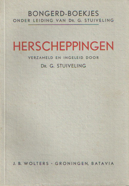 Stuiveling, G. e.a. - Herscheppingen.