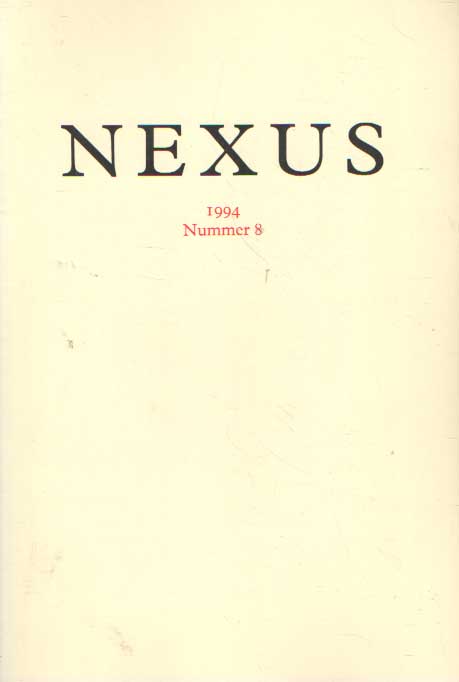 Riemen, Rob (redactie) - Nexus 1994 nummer 8.