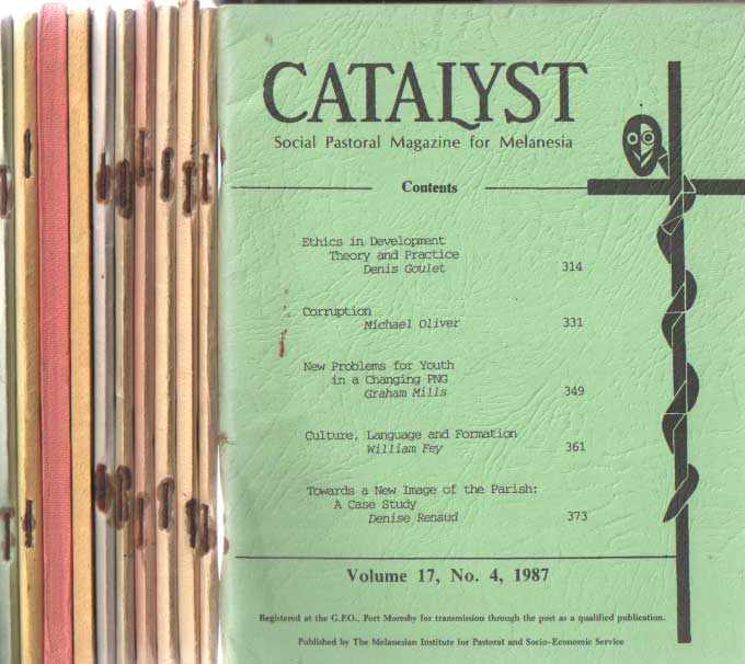  - Catalyst: Social Pastoral Magazine for Melanesia.