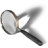 [Magnifying glass icon]